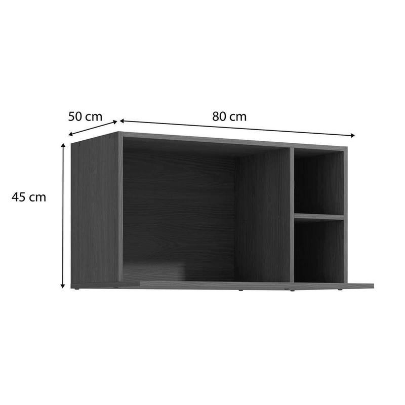 Nicho p/ Cozinha Suporte p/ Microondas Vibra T655 80x43cm Canela